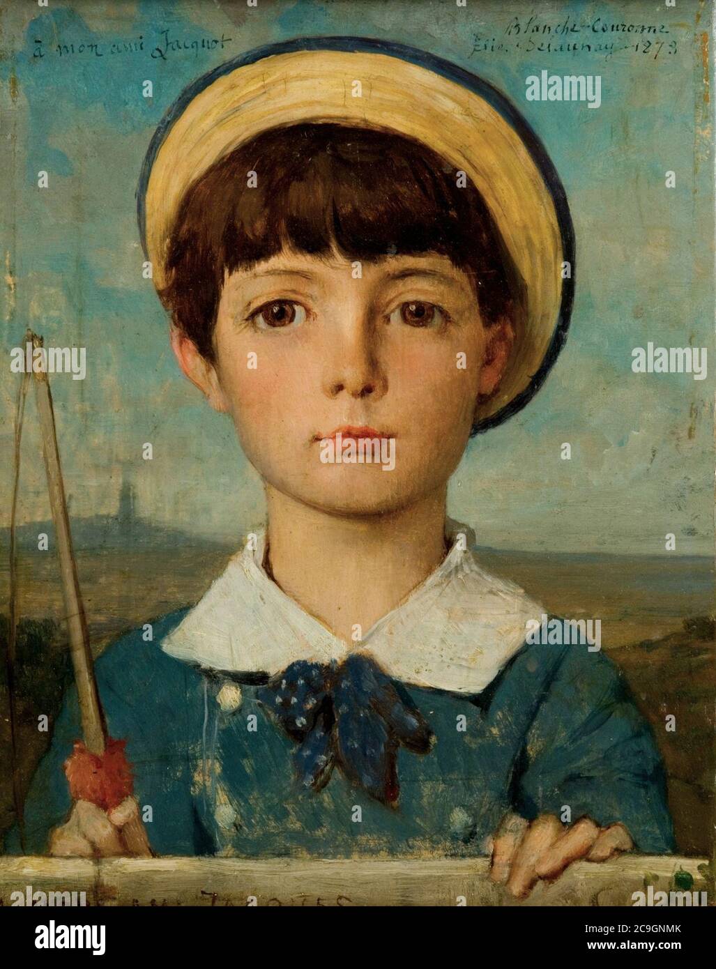 Jacques Bizet par Elie delaunay 1878. Banque D'Images