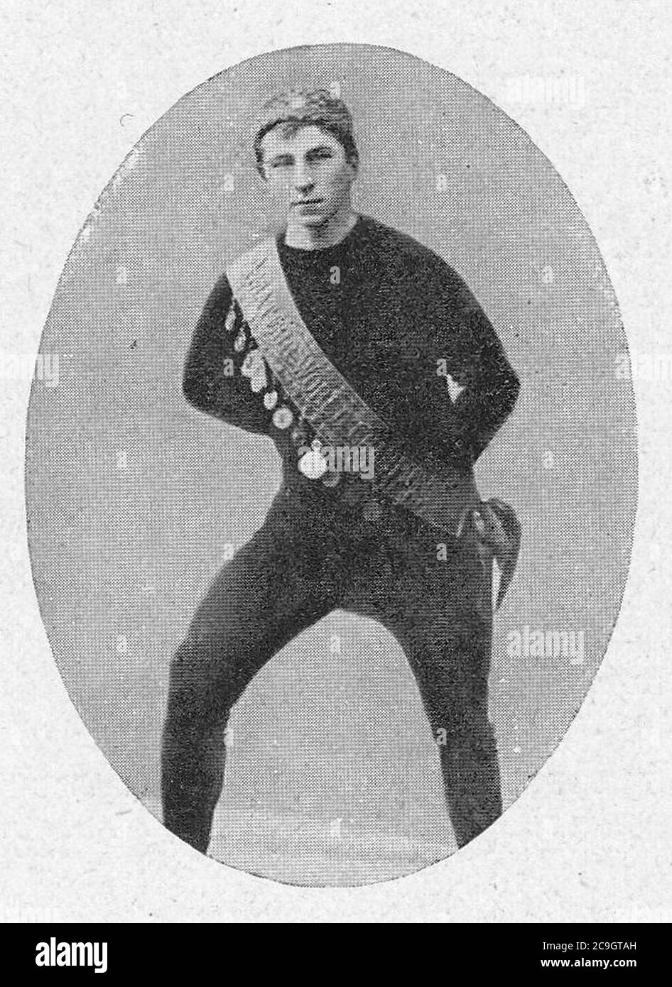 Jaap Eden Schlittschuläufer. Banque D'Images