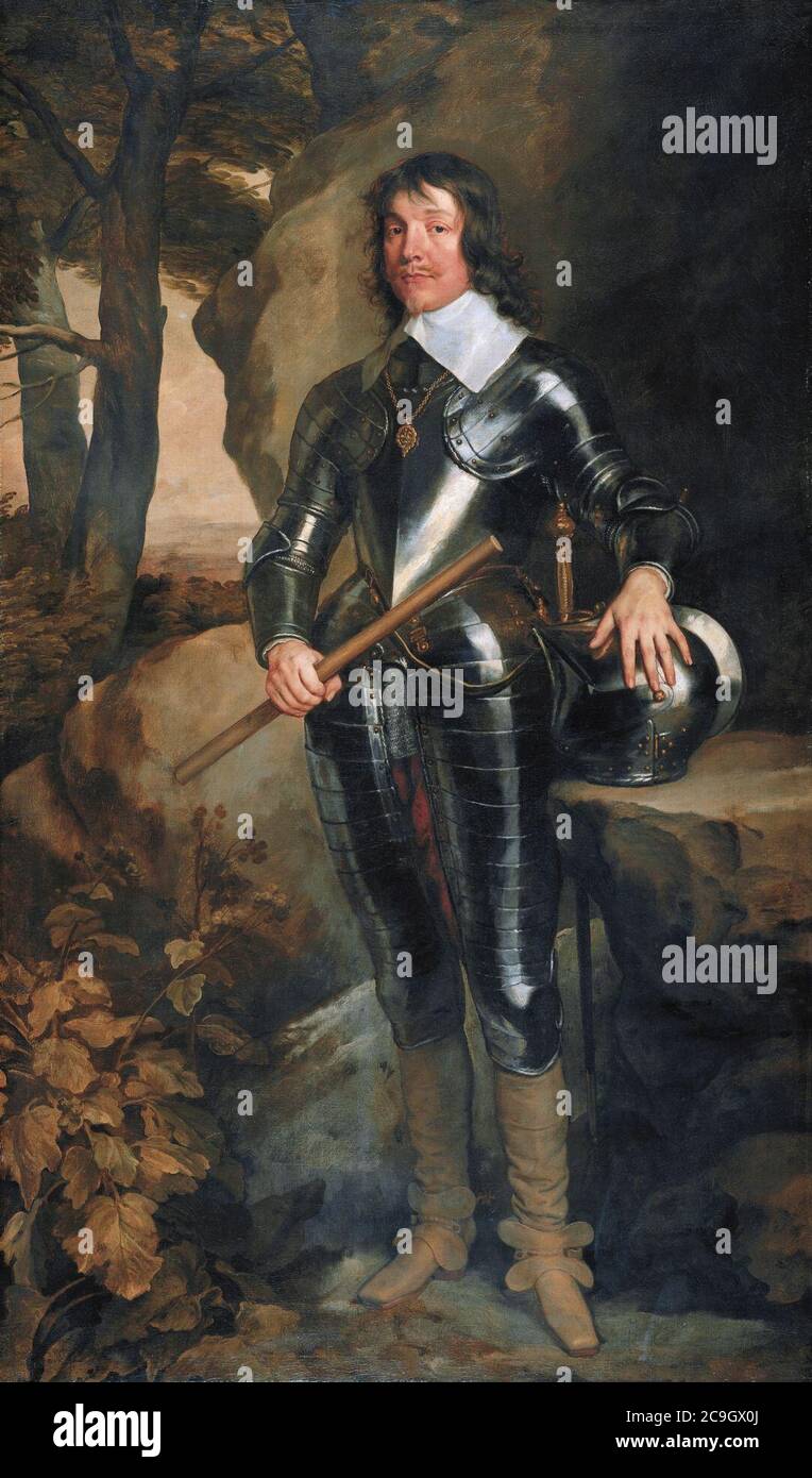 James Hamilton, troisième marquis de Hamilton, par Anthony van Dyck. Banque D'Images