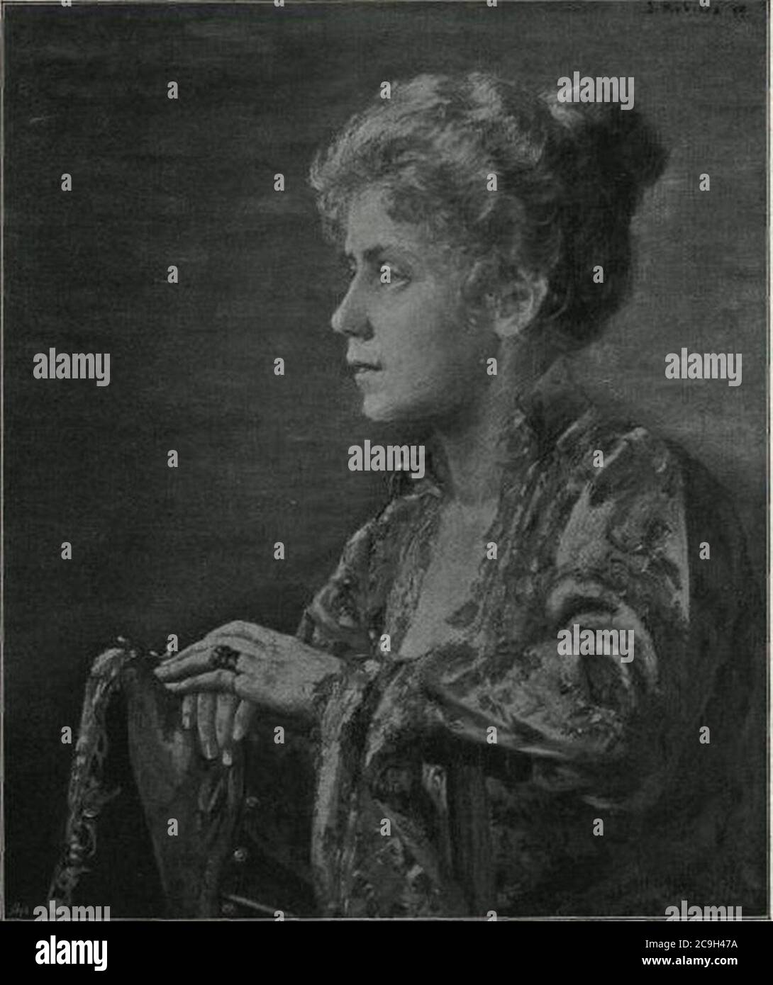 Ivana Kobilca - Prijateljica. Banque D'Images