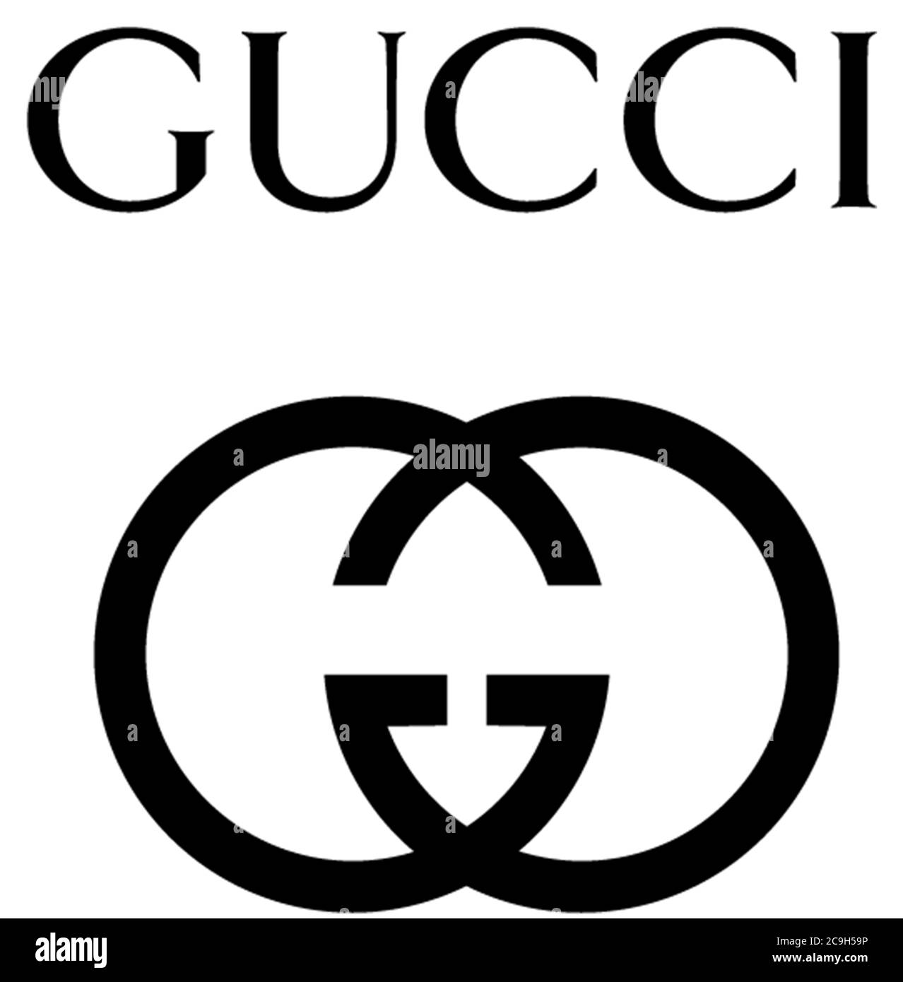 Fashion label gucci Banque d'images noir et blanc - Alamy