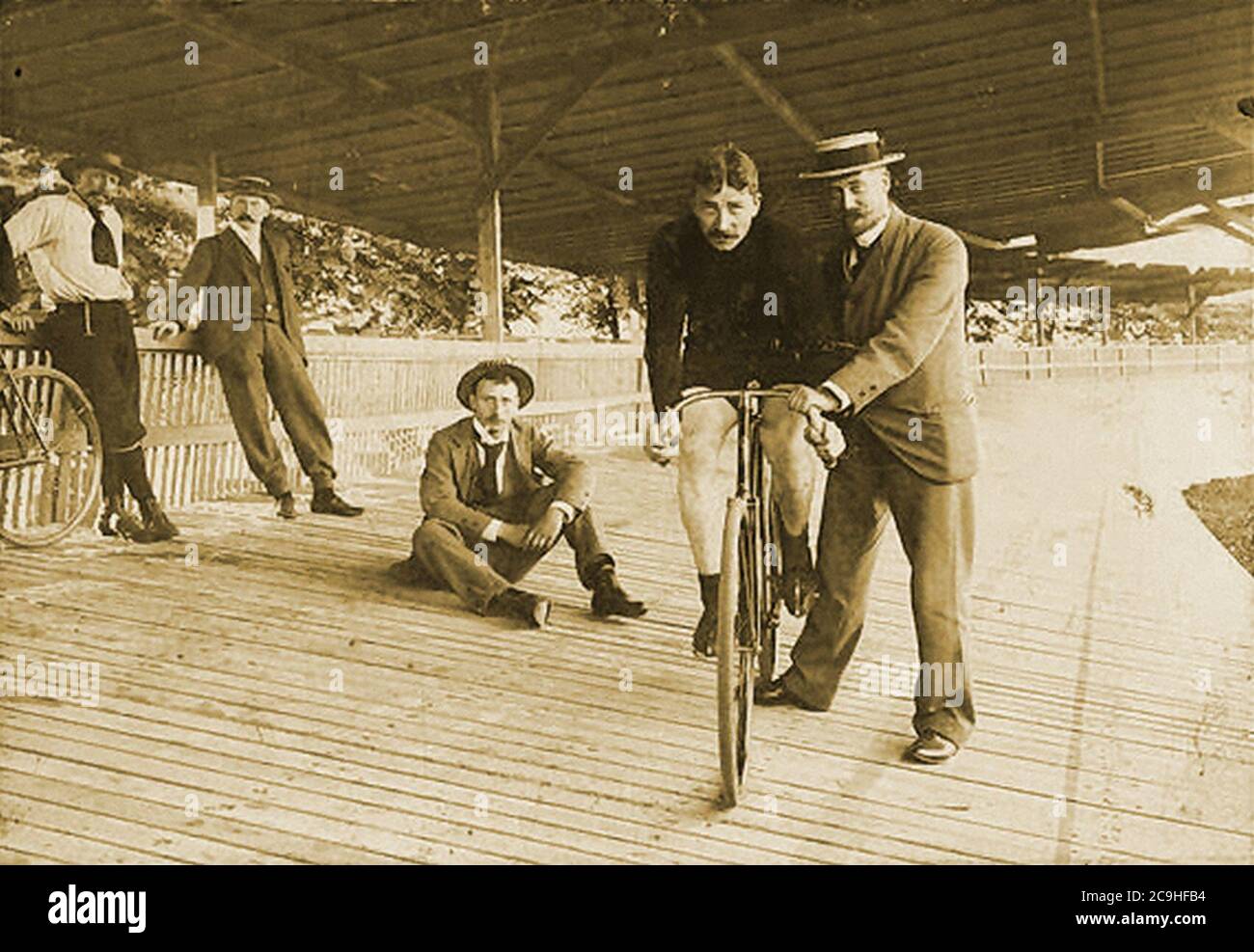 Le vélo Jaap Eden. Banque D'Images