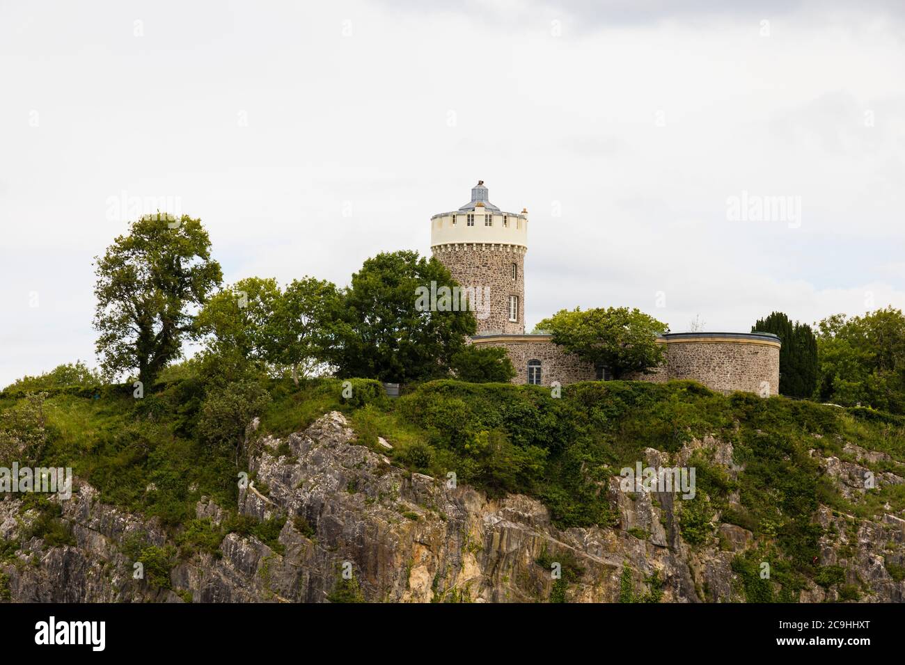 L'observatoire et la caméra obscura, Clifton. Bristol, Angleterre. Juillet 2020 Banque D'Images