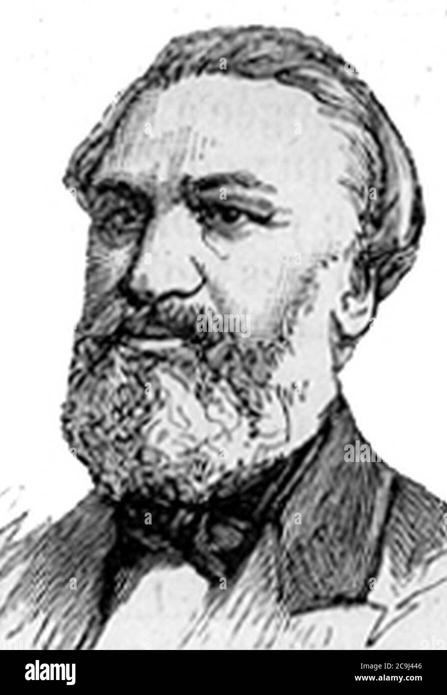 Jacques Marcel Lucet (21 octobre 1816 – 10 juillet 1883). Banque D'Images