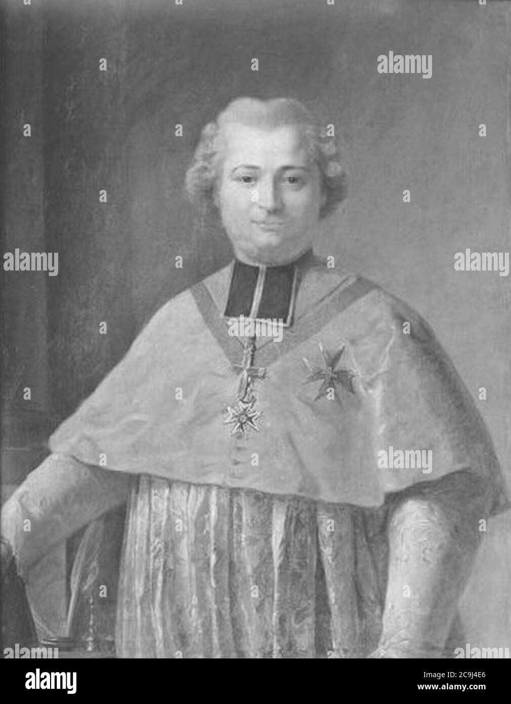 Jacques-Joseph-François de Vogüé (1740-1787) évêque de Dijon (1776). Banque D'Images