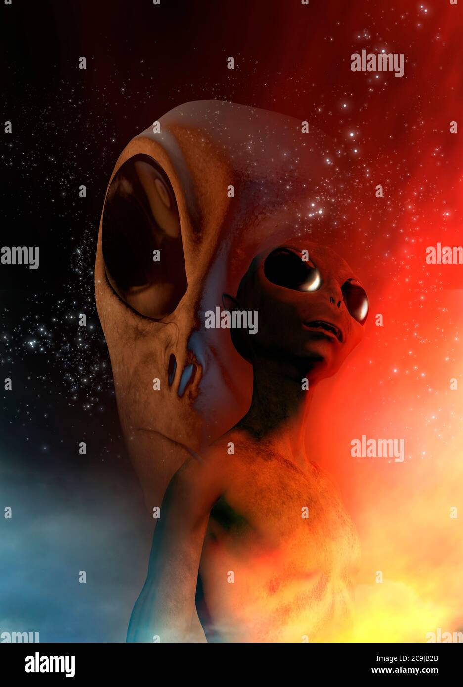 Alien illustration Banque de photographies et d’images à haute ...