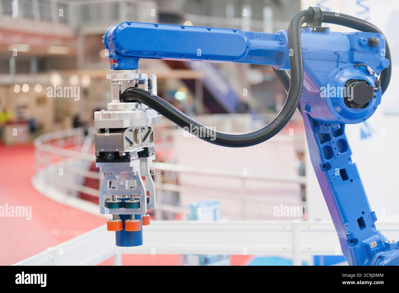 Bras robotique industrielle. Banque D'Images