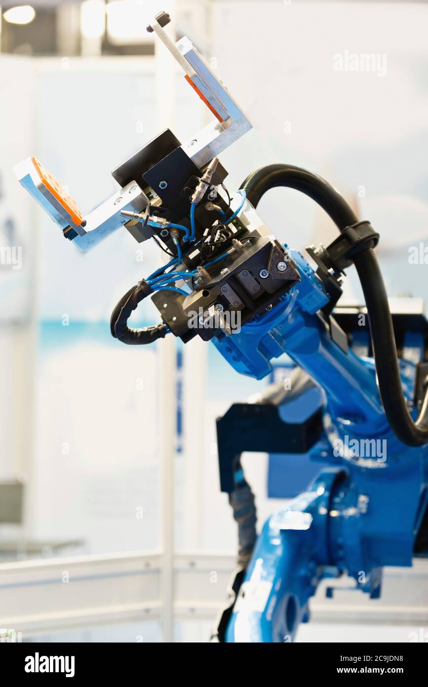 Bras robotique industrielle. Banque D'Images