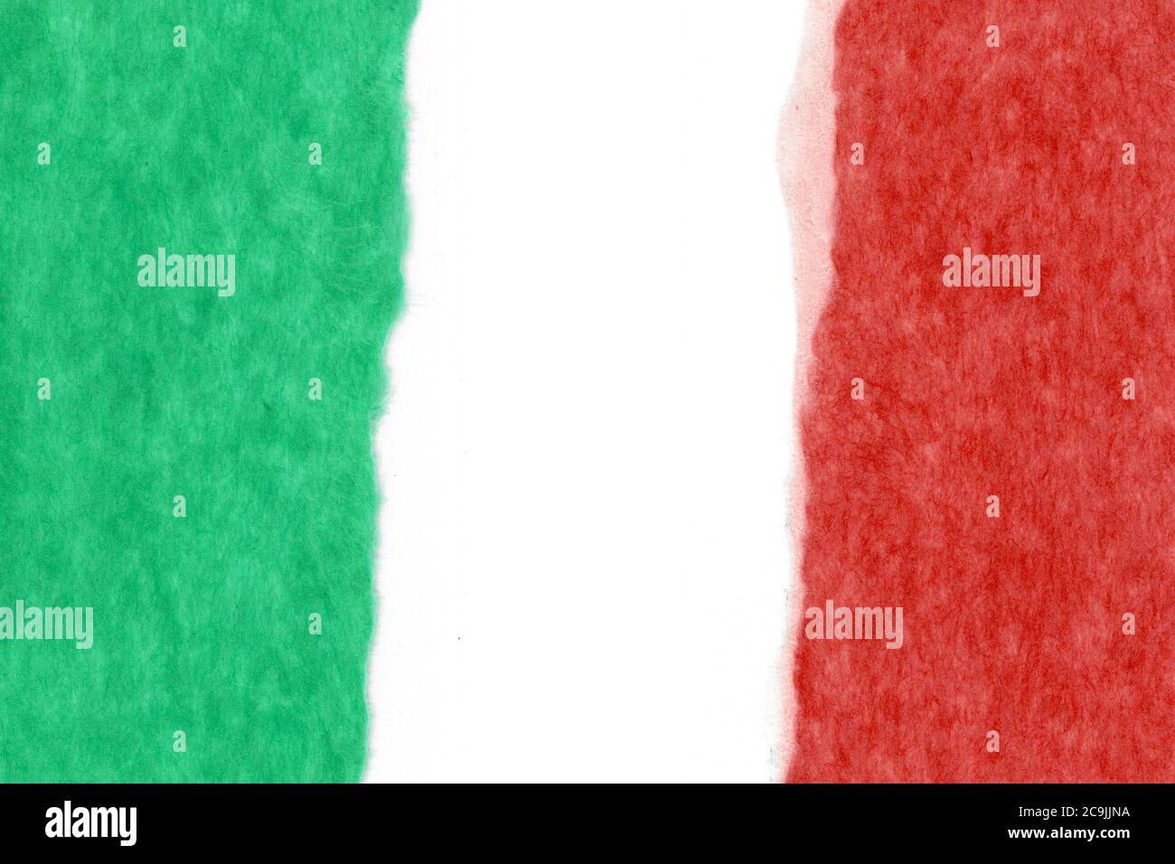 Le drapeau national italien de l'Italie, l'Europe Banque D'Images