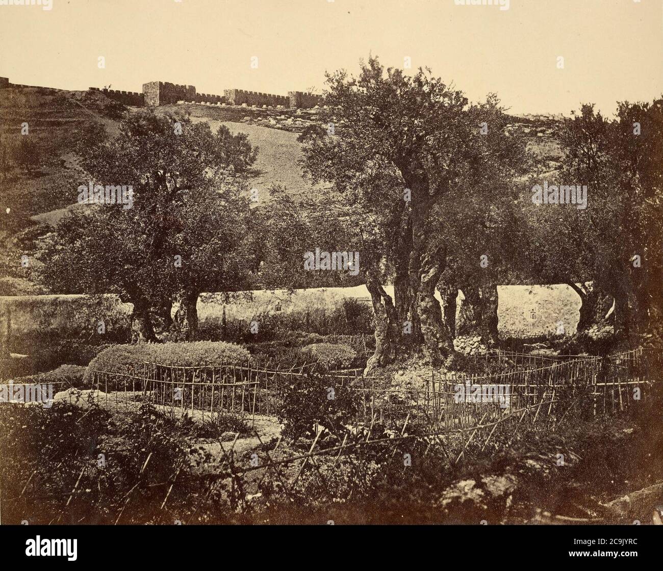 James Robertson (britannique - le jardin de Gethsemane Banque D'Images