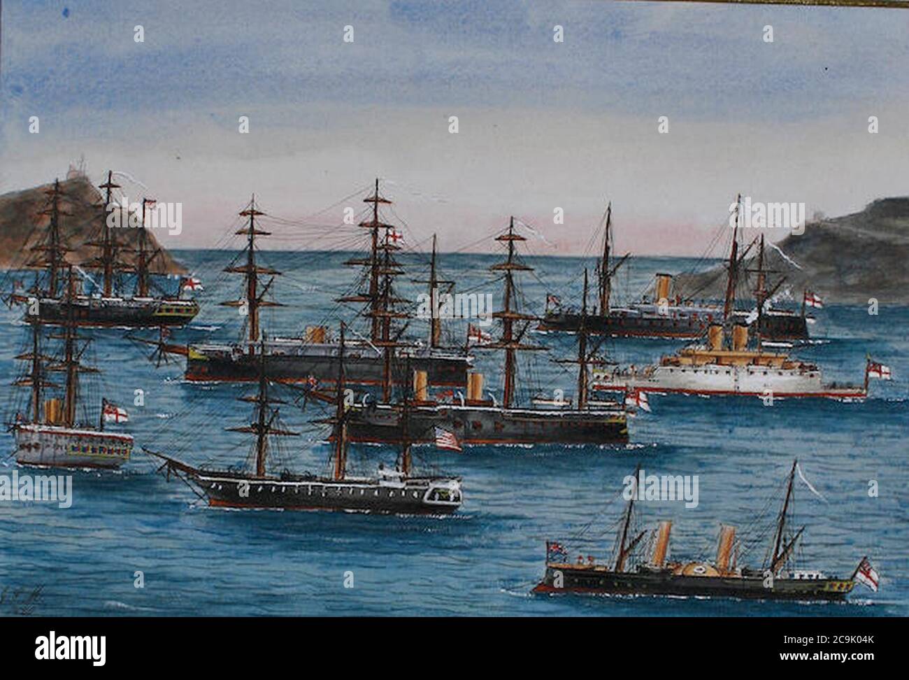 Flotte de navires de guerre Banque de photographies et d’images à haute ...