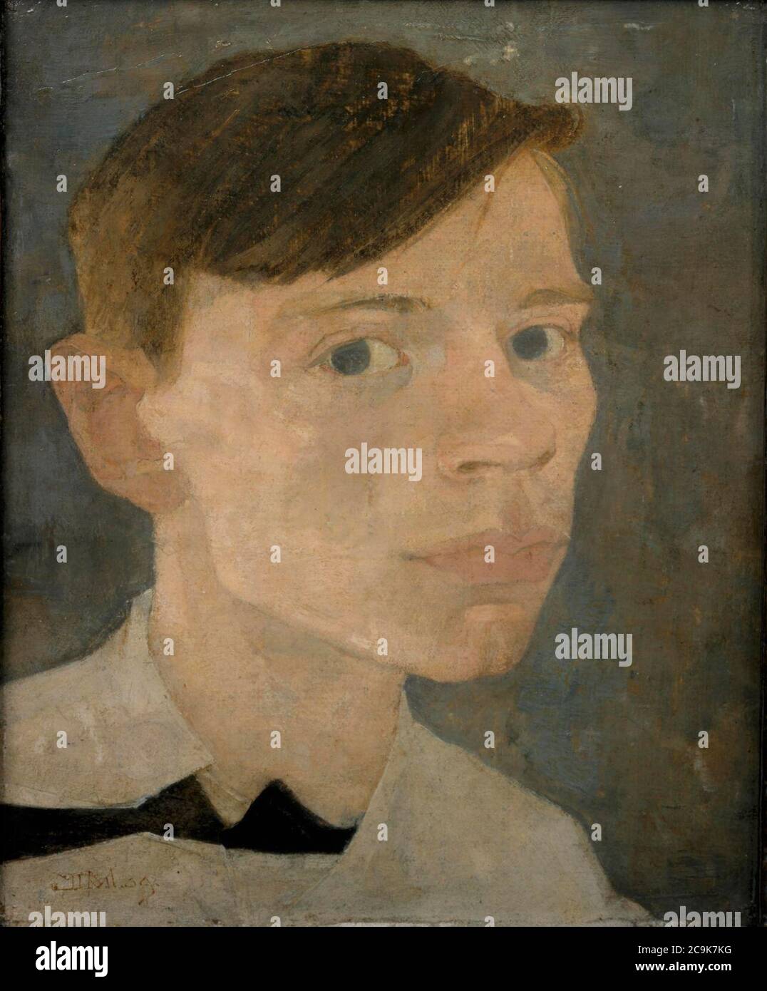 Jan Mankes, Zelfportret, Banque D'Images