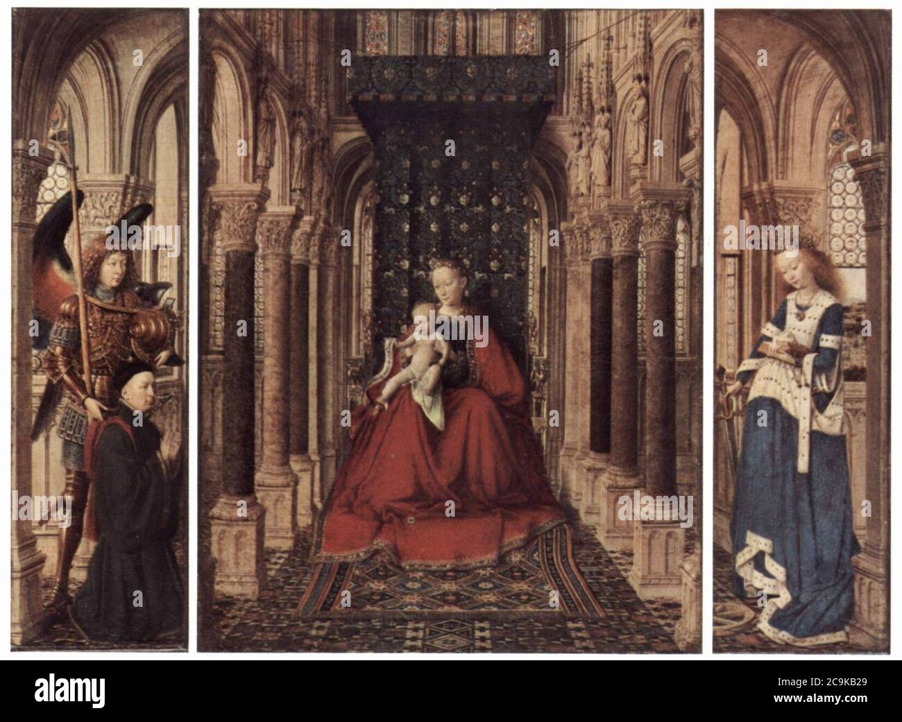 Jan van Eyck 085. Banque D'Images