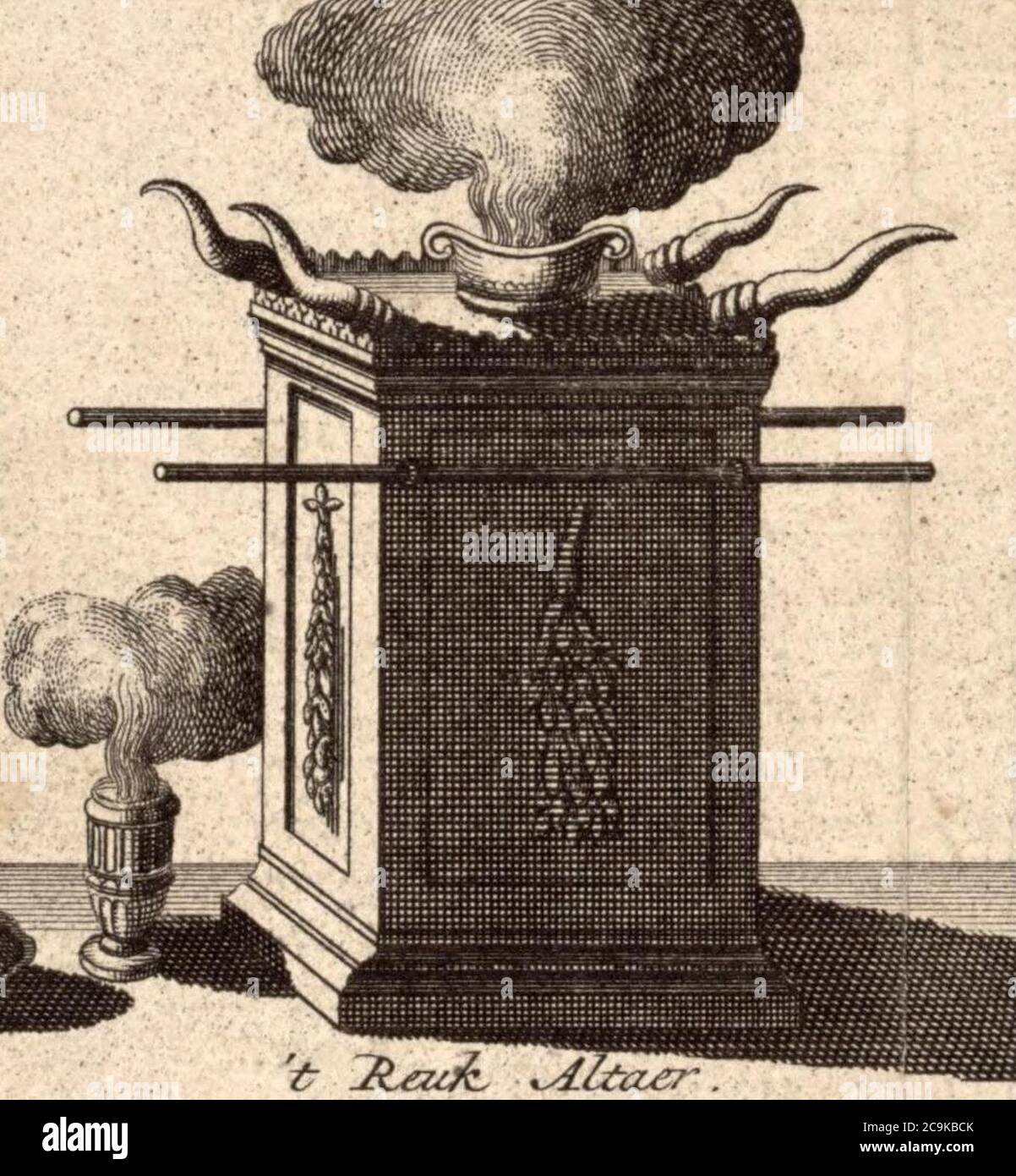 Jan van Jagen. 't Reuk Altaer. Ierusalem. 1770. Banque D'Images