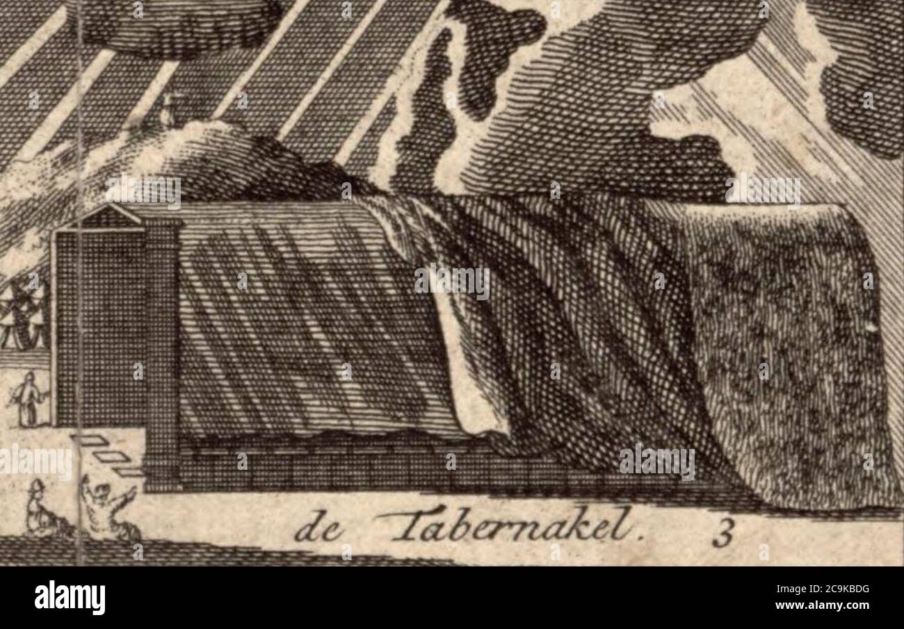 Jan van Jagen. De Tabernakel. Ierusalem. 1770. Banque D'Images