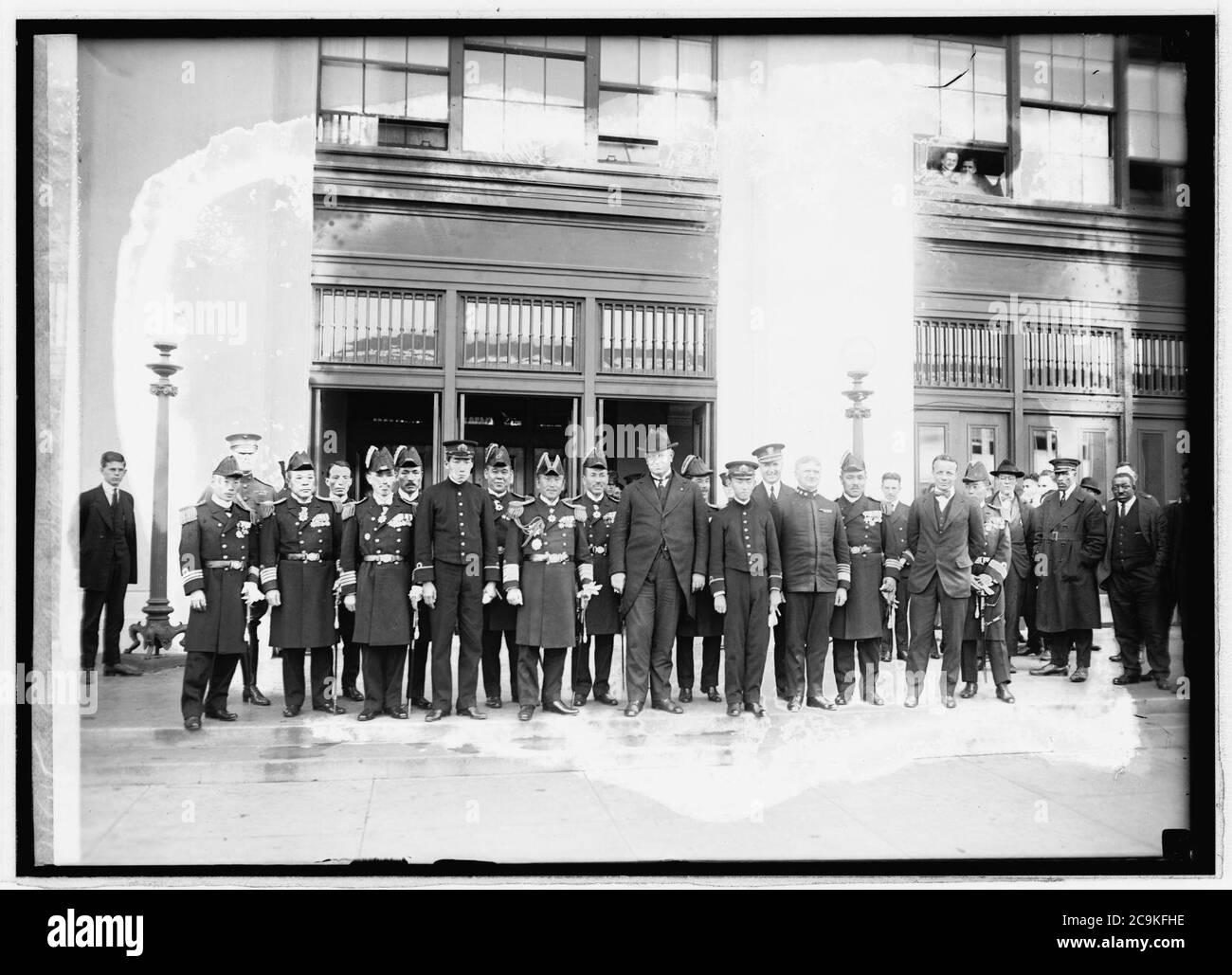 JAP. Délégation navale au ministère de la Marine, 11-1-21 Banque D'Images