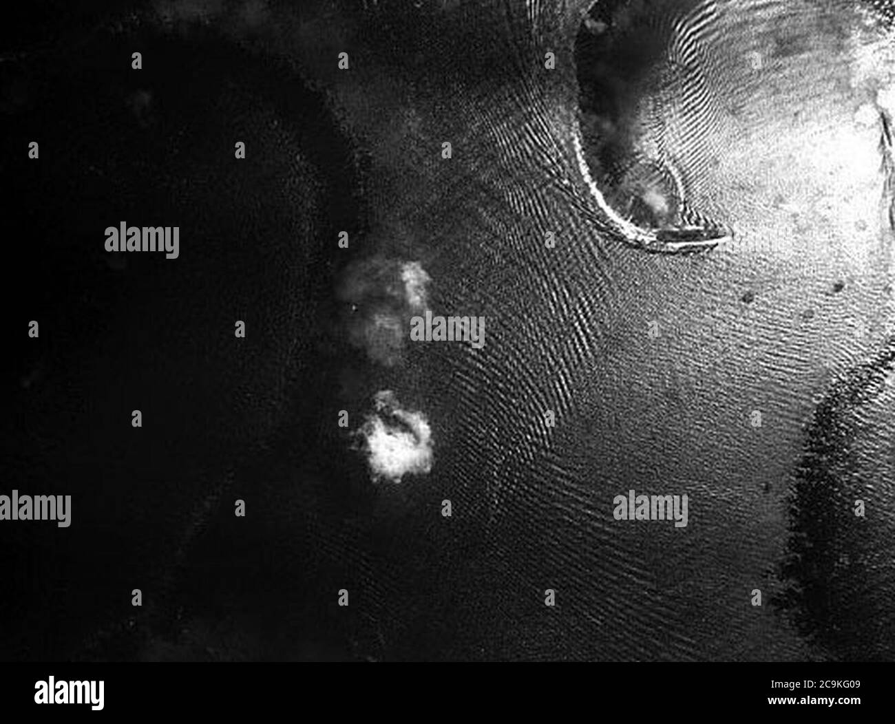 Le cuirassé japonais Yamato fait des bombes en 1944-1945. Banque D'Images