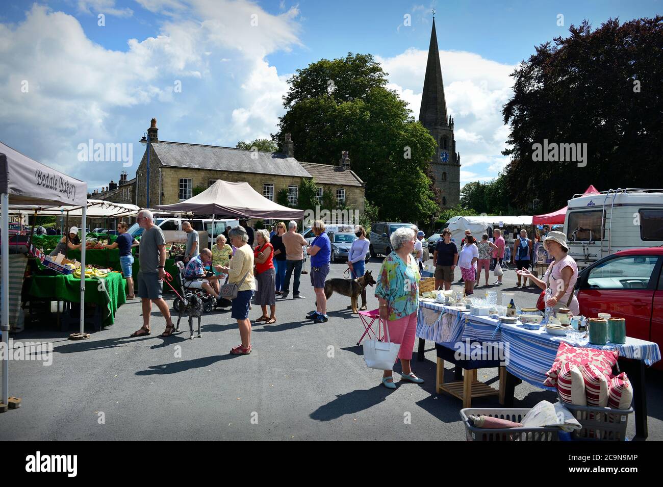 Masham Market North Yorkshire Angleterre Royaume-Uni Banque D'Images