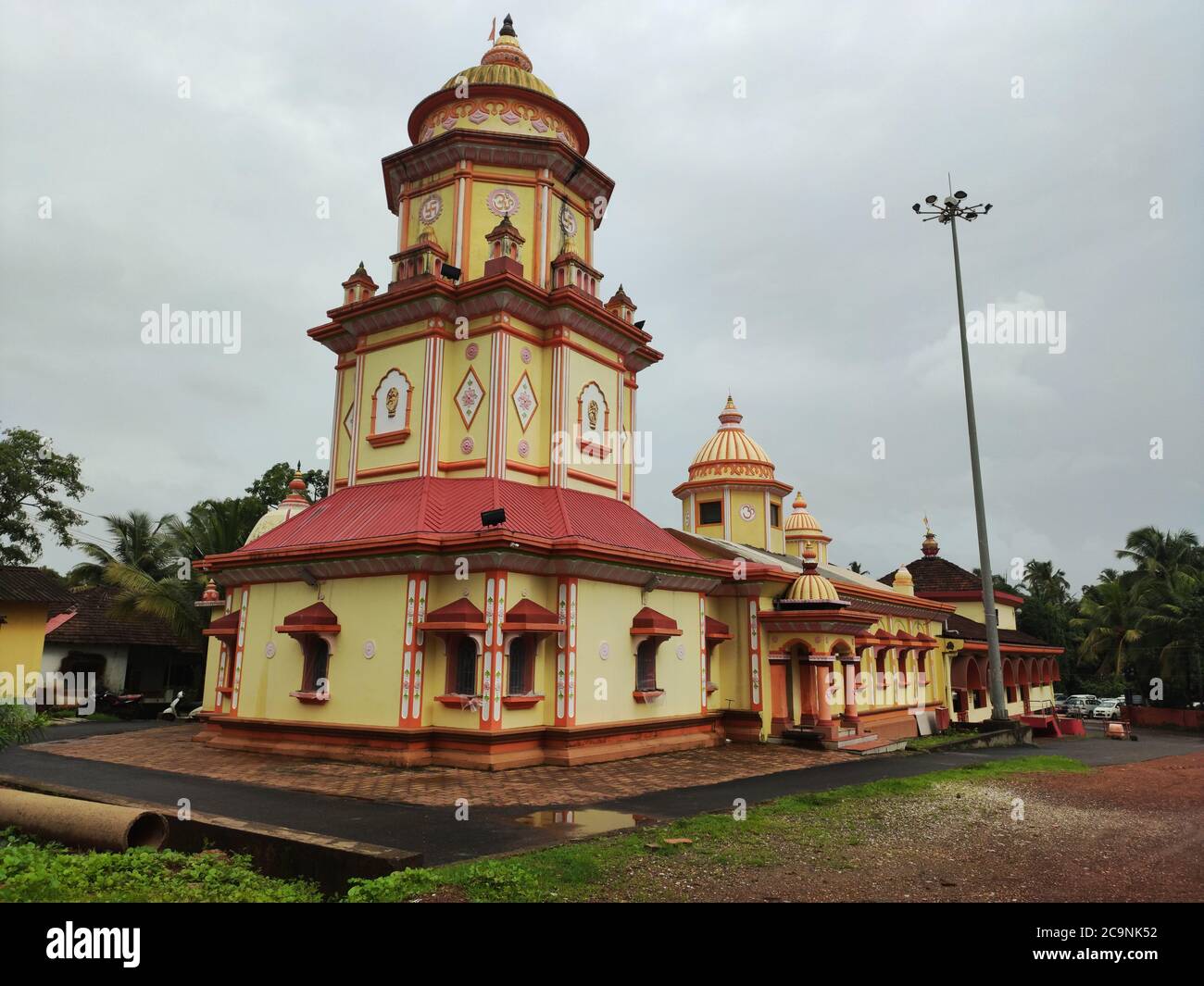 Temples hindous d'Arpora Banque D'Images