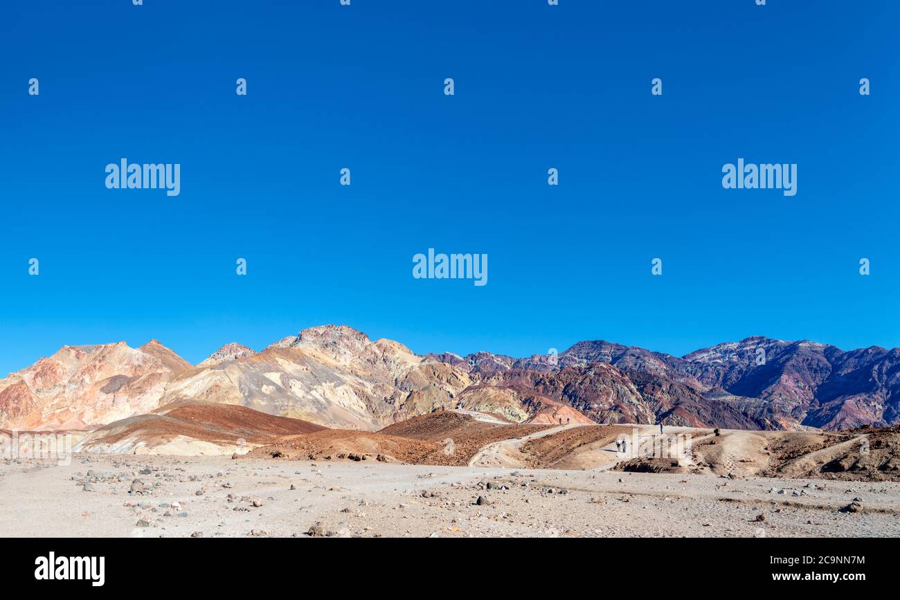 La palette de l'artiste, la Death Valley National Park, California, USA Banque D'Images