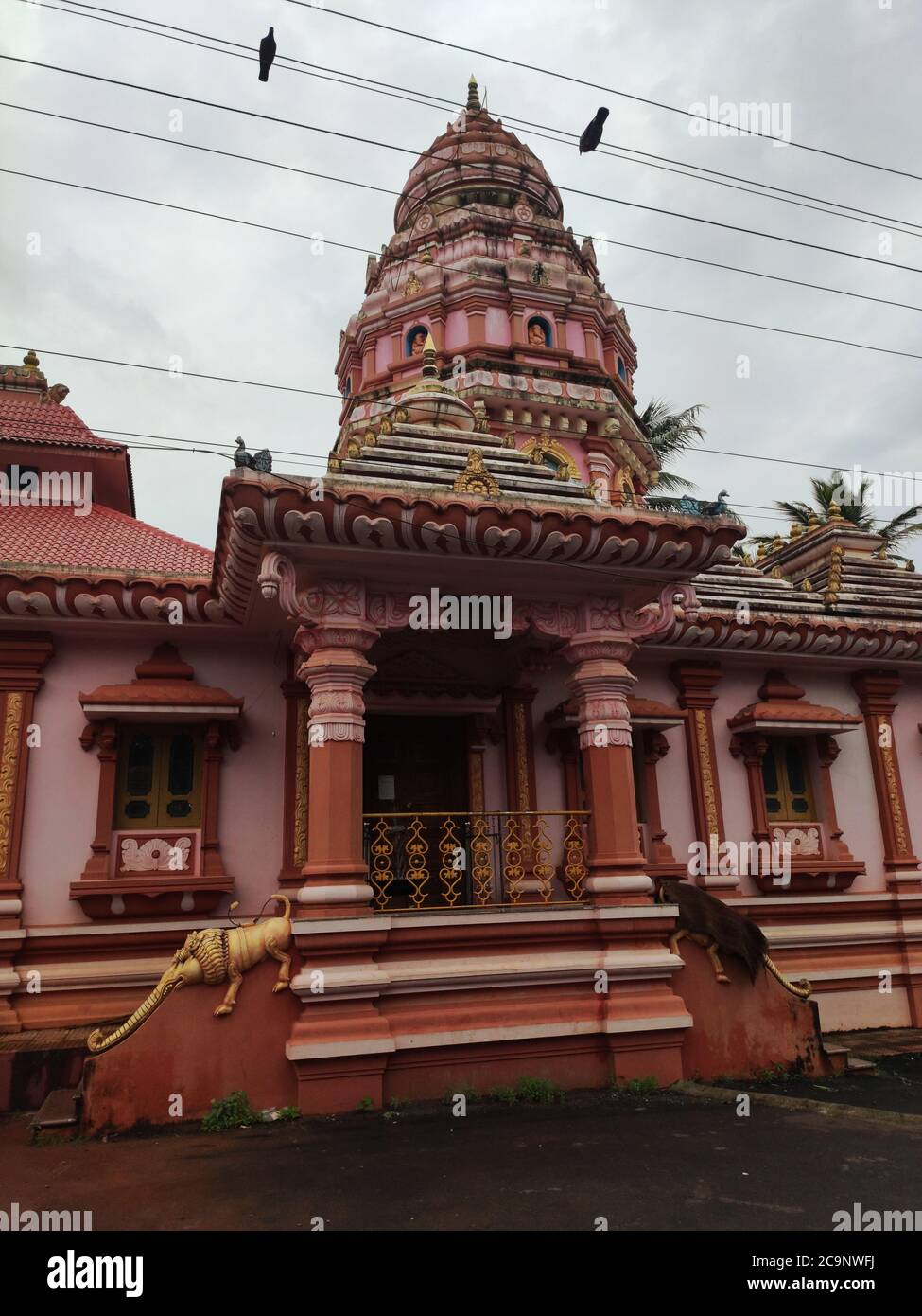 Temples hindous d'Arpora Banque D'Images