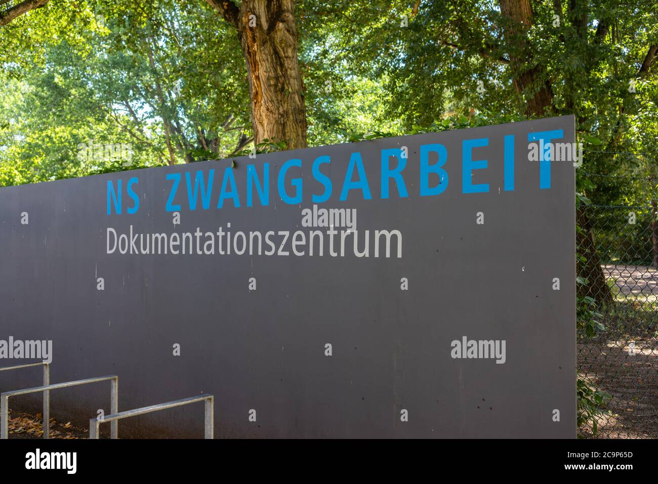 NS Zwangsarbeit Dokumentationszentrum - Centre de documentation du travail forcé à l'époque de l'Allemagne nazie, Berlin Schöneweide, Allemagne Banque D'Images