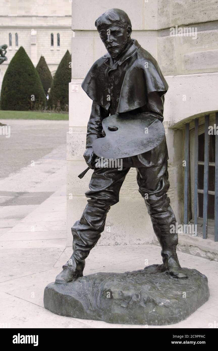 Auguste Rodin (1840-1917). Echabtor francés. Jules Bastien-Lepage, 1889. Jardín de Esculturas. Museo Rodin. París. Francia. Banque D'Images