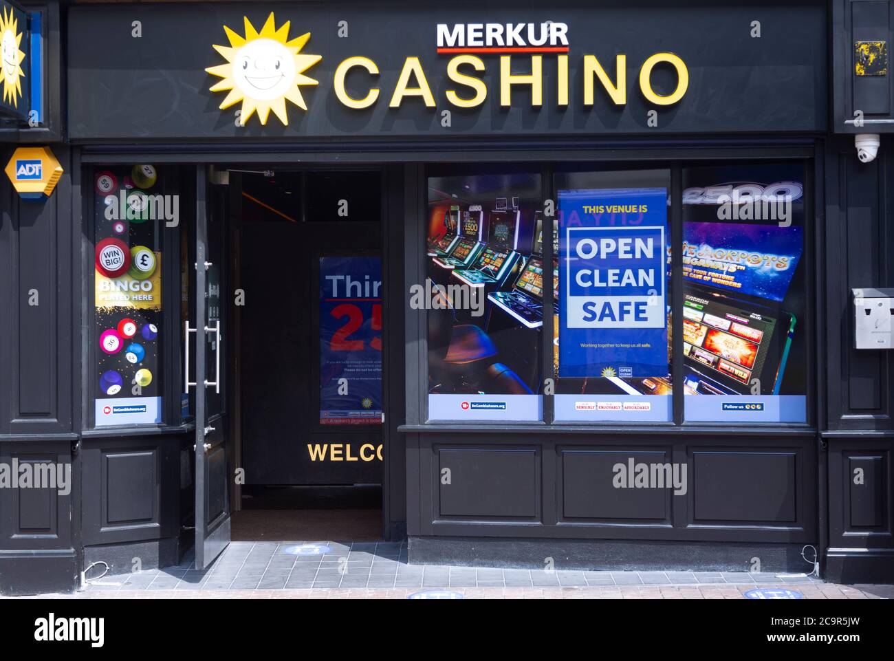 Merkur Cashino High Street Gaming place Shop, Carr Street, Ipswich, Suffolk, Angleterre, Royaume-Uni Banque D'Images
