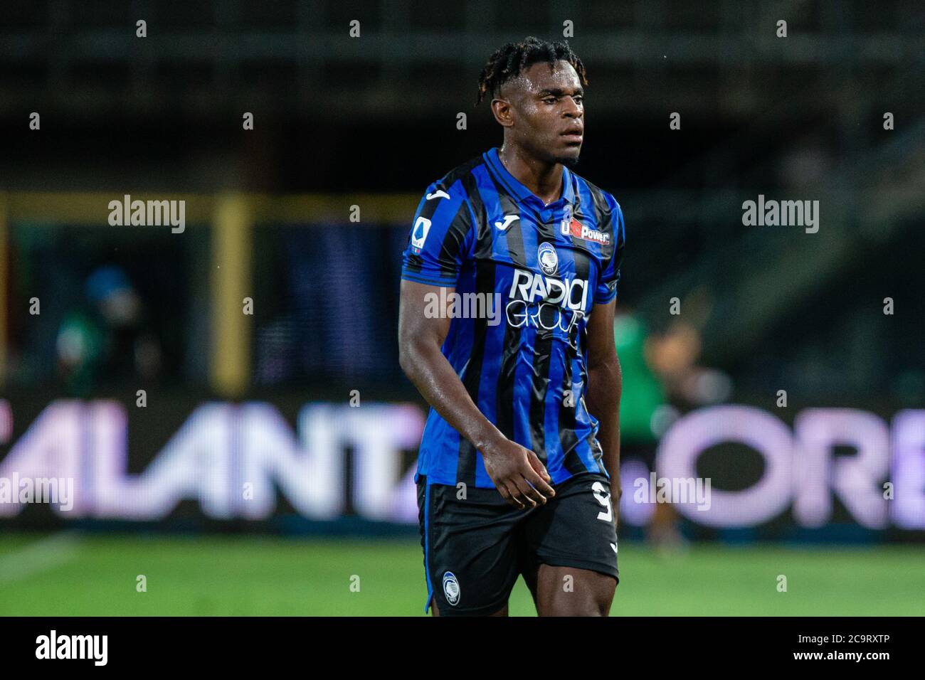 Bergame, Italie. bergame 2020, Italie, 01 août 2020, Duvan Zapata (Atalanta) pendant Atalanta Bergamasca Calcio vs FC Internazionale - série italienne UN match de football - Credit: LM/Francesco Scaccianoce Credit: Francesco Scaccianoce/LPS/ZUMA Wire/Alay Live News Banque D'Images