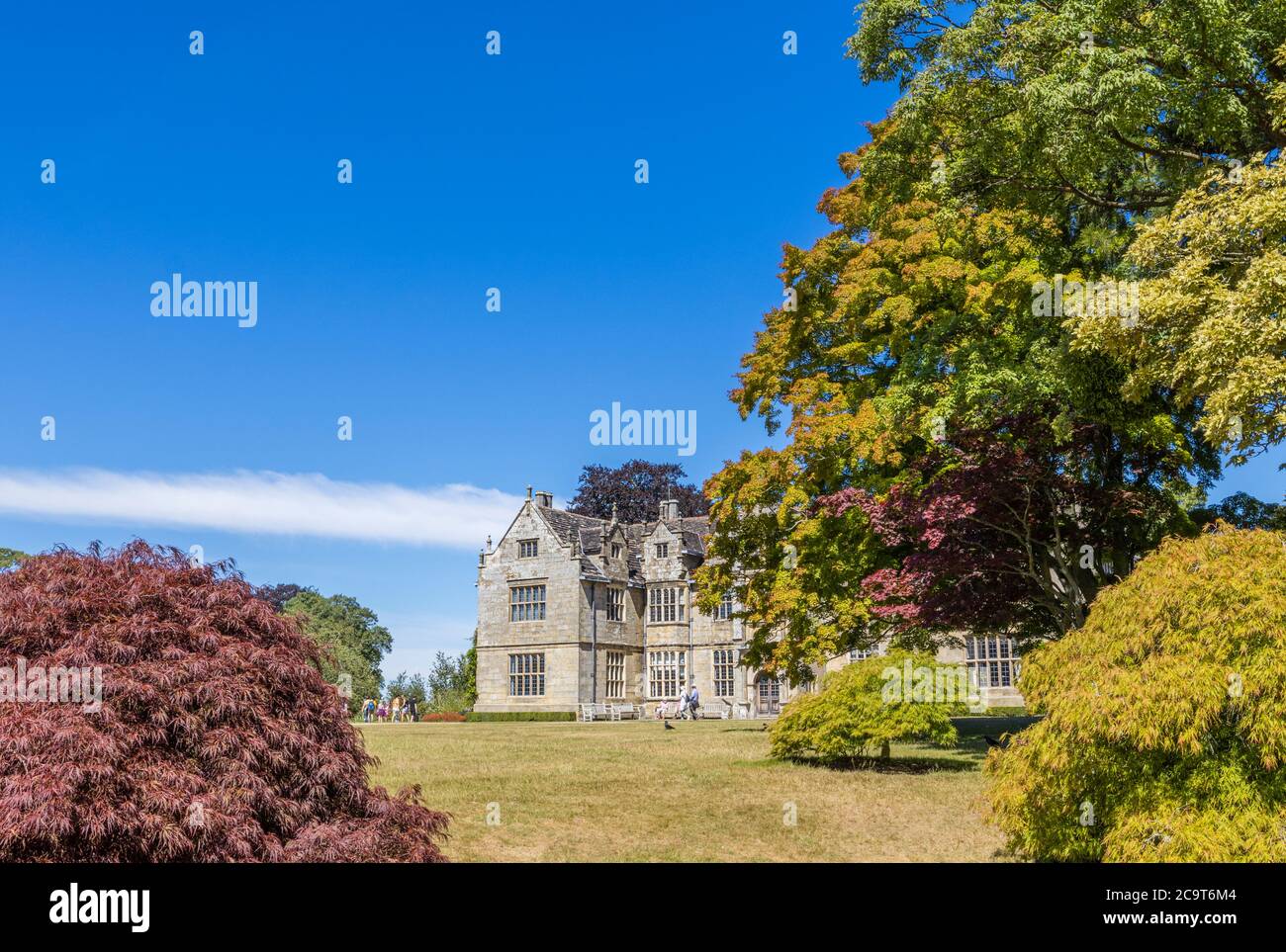 Wakehurst (anciennement Wakehurst place), une maison et des jardins botaniques dans West Sussex gérés par les Jardins botaniques royaux de Kew Banque D'Images