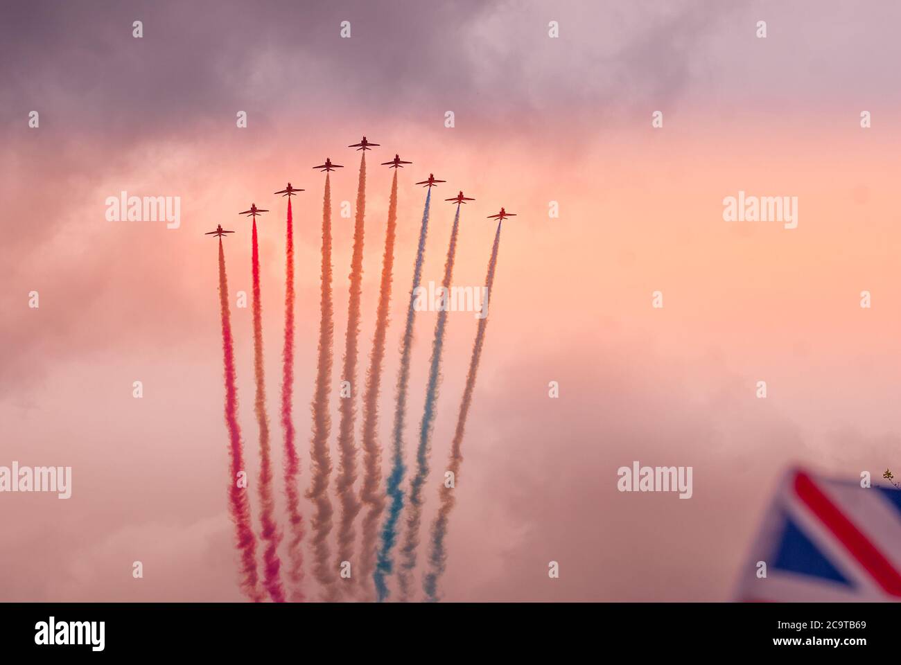 Fête britannique sur le Mall Banque D'Images