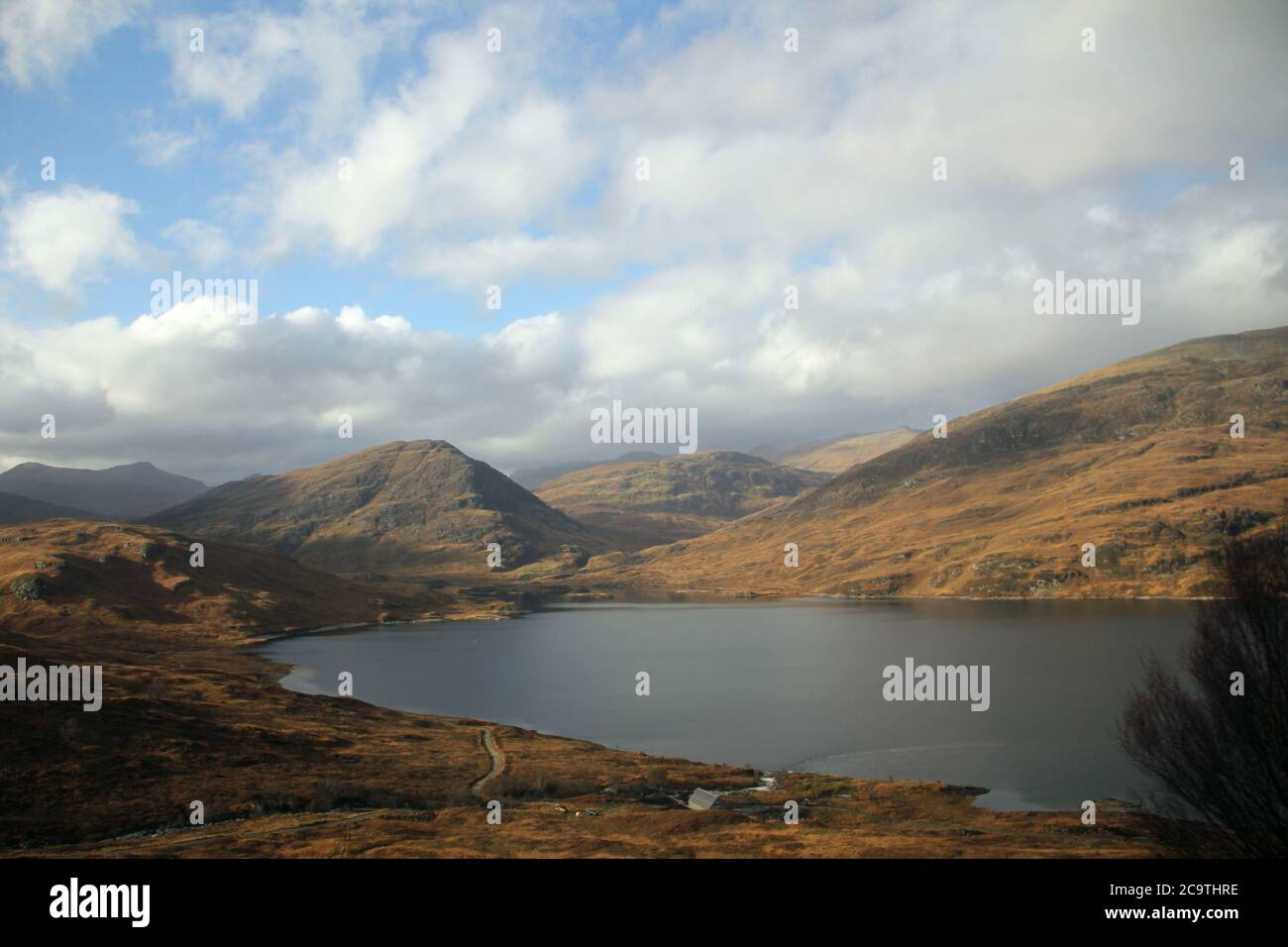 Entlang des West Highland Ways im November à Schottland. Banque D'Images