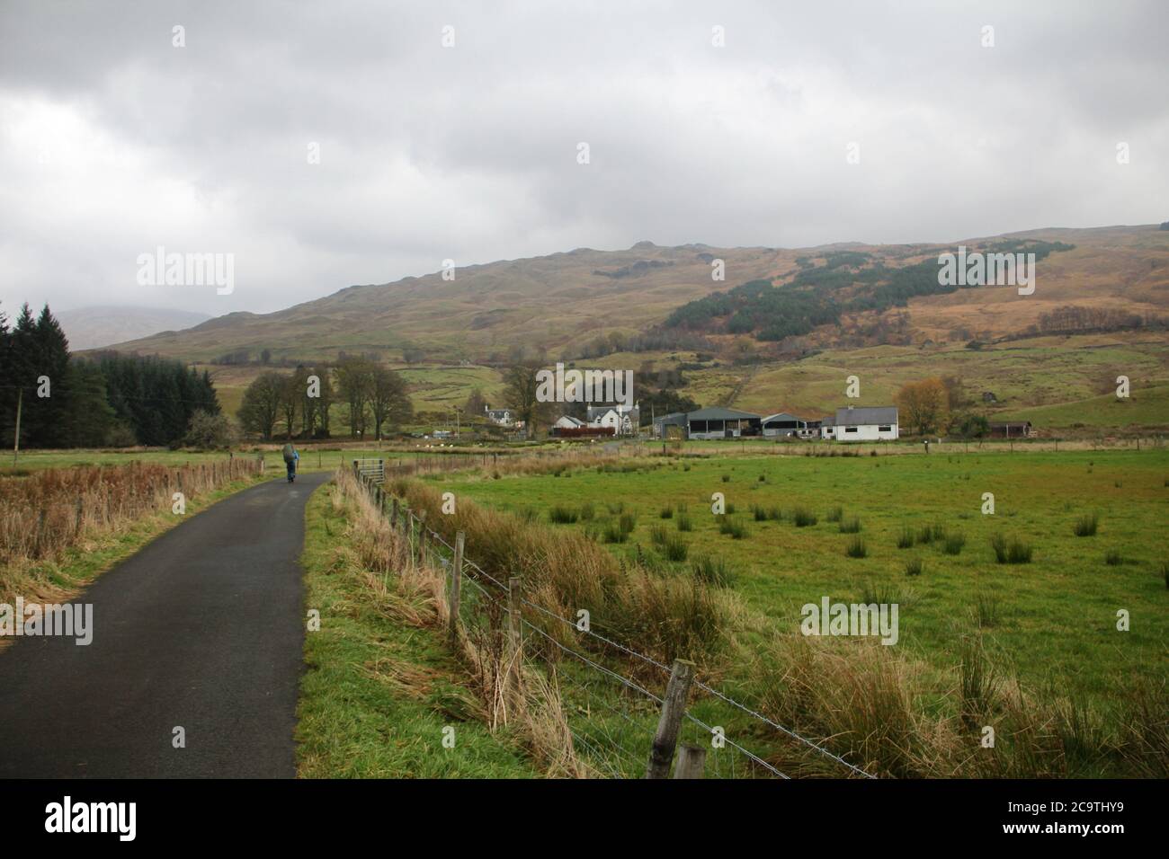 Entlang des West Highland Ways im November à Schottland. Banque D'Images