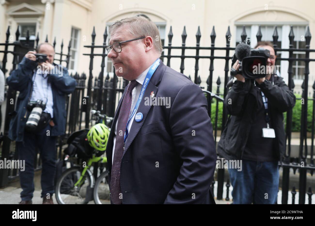 Le PIC montre: Mark François, Tory, MP, très pro du Brexit vu ici à la candidature de Boris JohnsonÕs à la direction dans laquelle il s'est allié à des militants anti-Brexit Banque D'Images