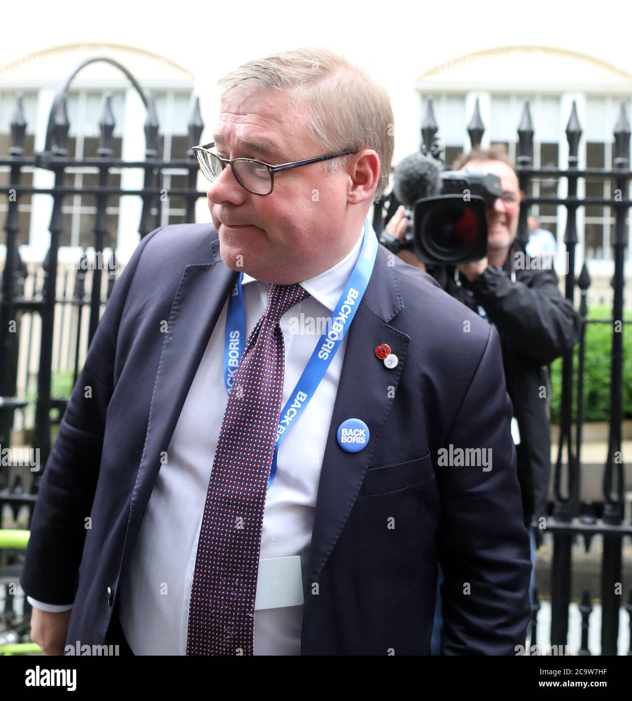 Le PIC montre: Mark François, Tory, MP, très pro du Brexit vu ici à la candidature de Boris JohnsonÕs à la direction dans laquelle il s'est allié à des militants anti-Brexit Banque D'Images