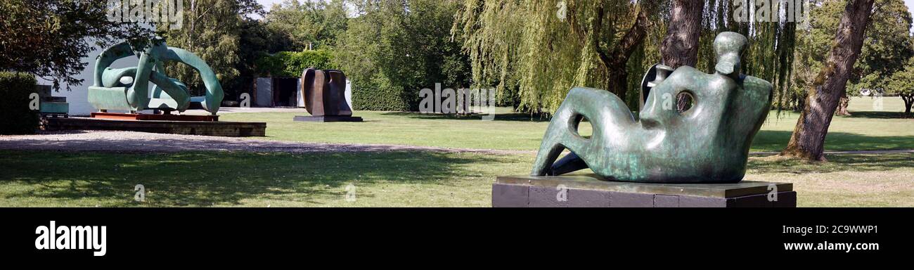 henry moore studios et jardins perry vert angleterre Banque D'Images