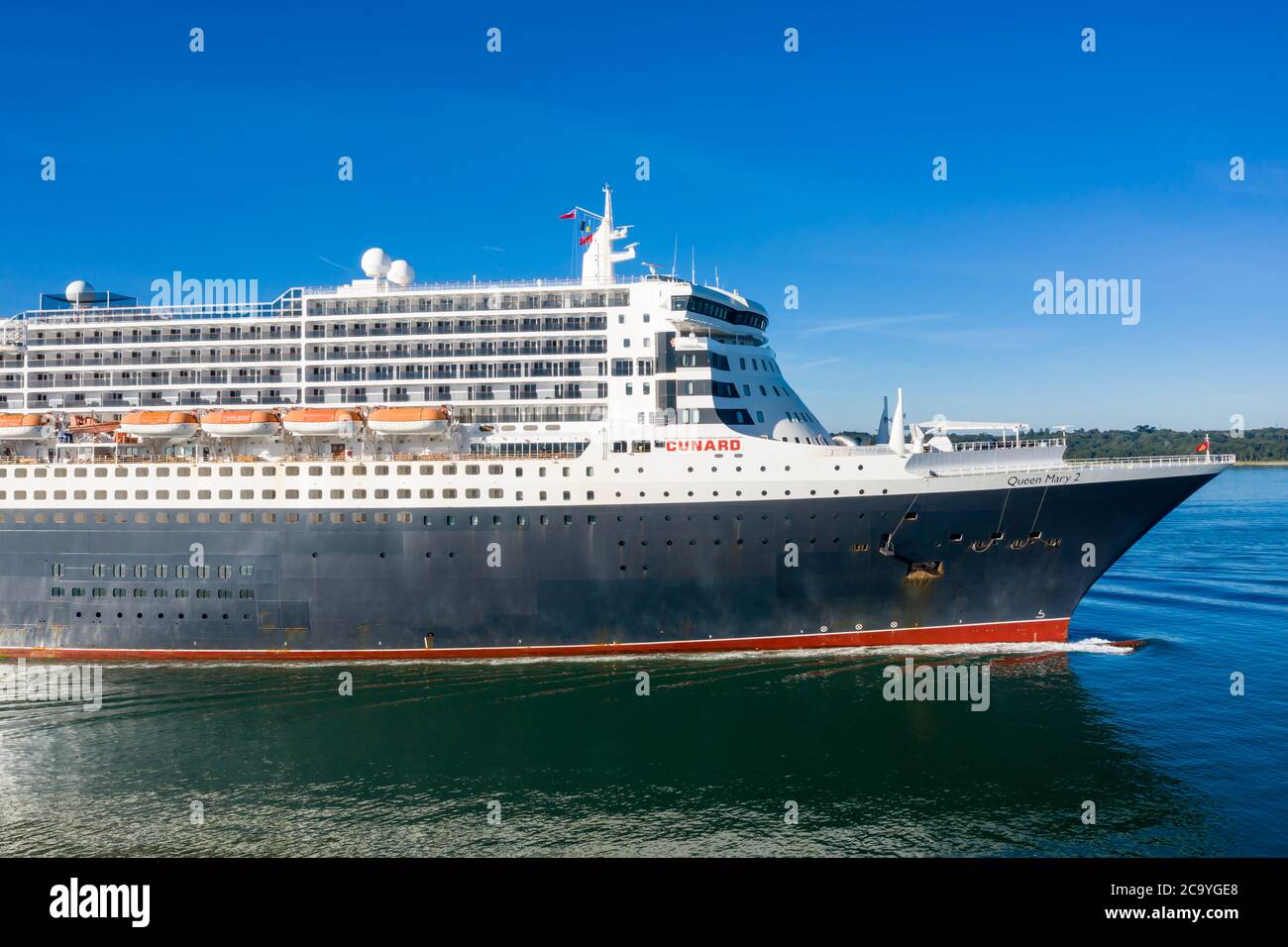 Queen Mary 2 paquebot transatlantique britannique Banque D'Images