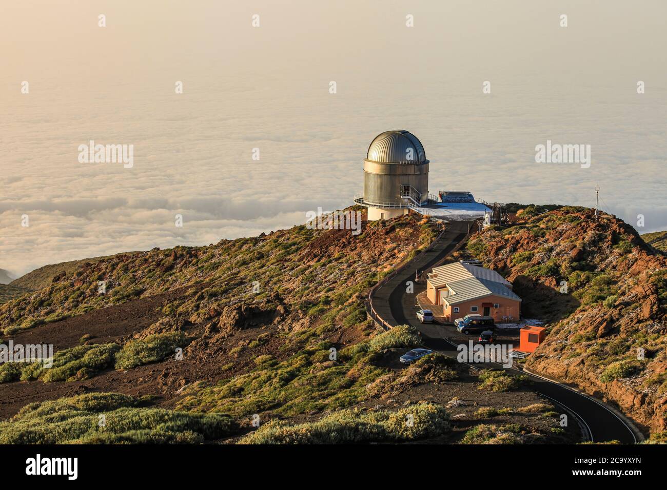 Gran Telescopio à la Palma, Îles Canaries, Espagne Banque D'Images