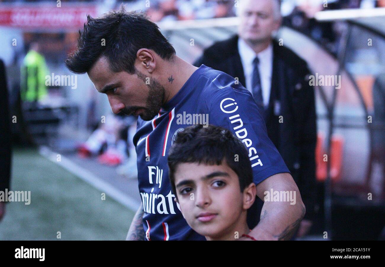 Gregory van der Wiel the Ligue 1 2012 - 2013,FC Lorient - Paris Saint  Germain on May 26 2013 in ,Lorient - Photo Laurent Lairys / DPPI Stock  Photo - Alamy