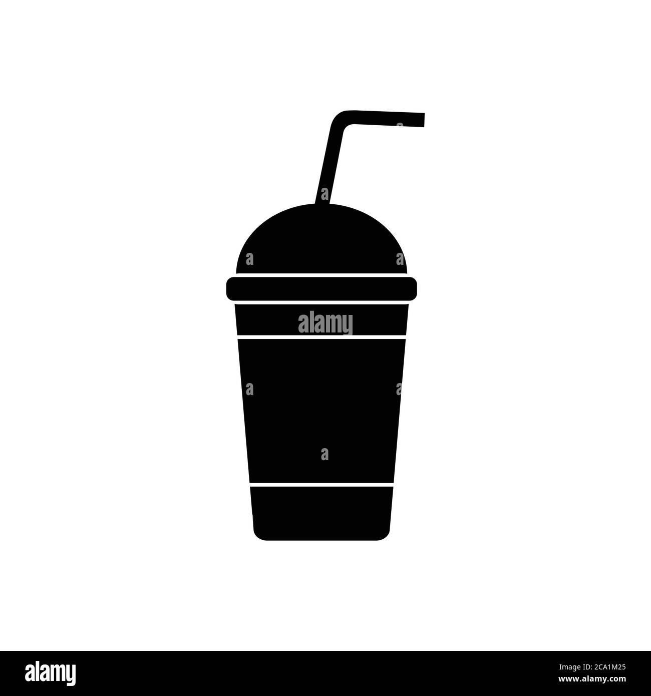 vecteur d'icône de boisson en plastique Illustration de Vecteur