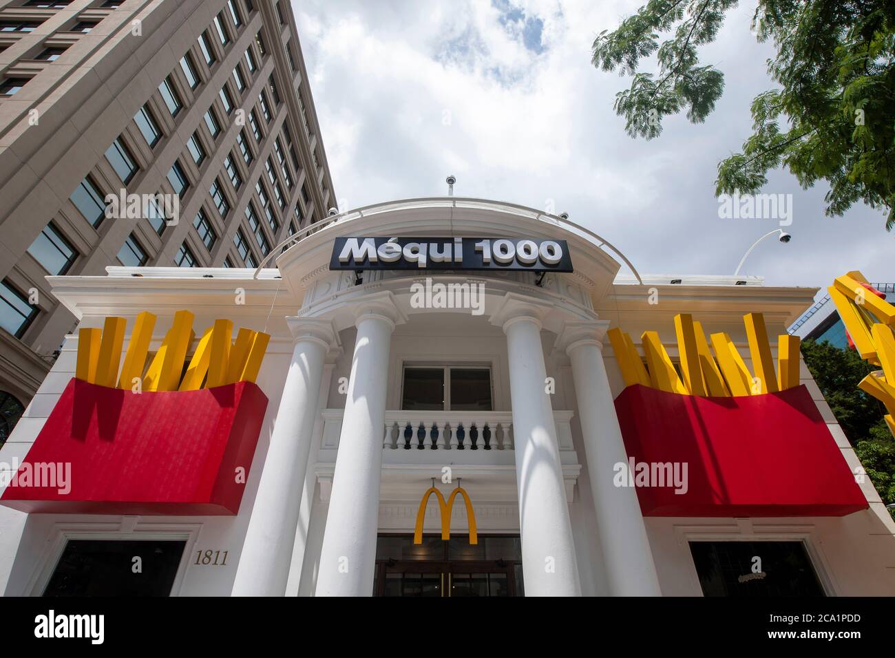 Sao Paulo, Brésil - décembre 29 2019 - le magasin « Méqui 1000 », récemment ouvert, célèbre le 1000e magasin McDonald's au Brésil Banque D'Images