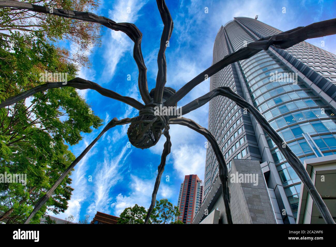 Roppongi Hills Mori Tower, araignée de Louise Bourgeois, Tokyo, Japon Banque D'Images