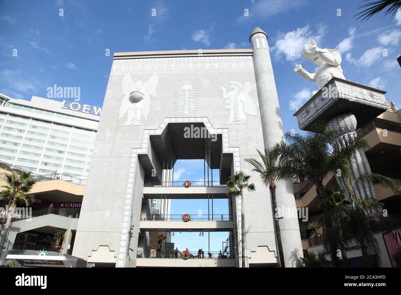Hollywood Walk of Fame à Los Angeles, Californie, États-Unis. Banque D'Images