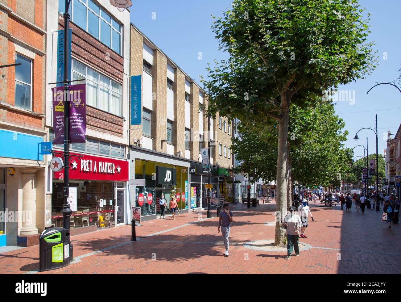 PRET A Manger, Broad Street, Reading Banque D'Images