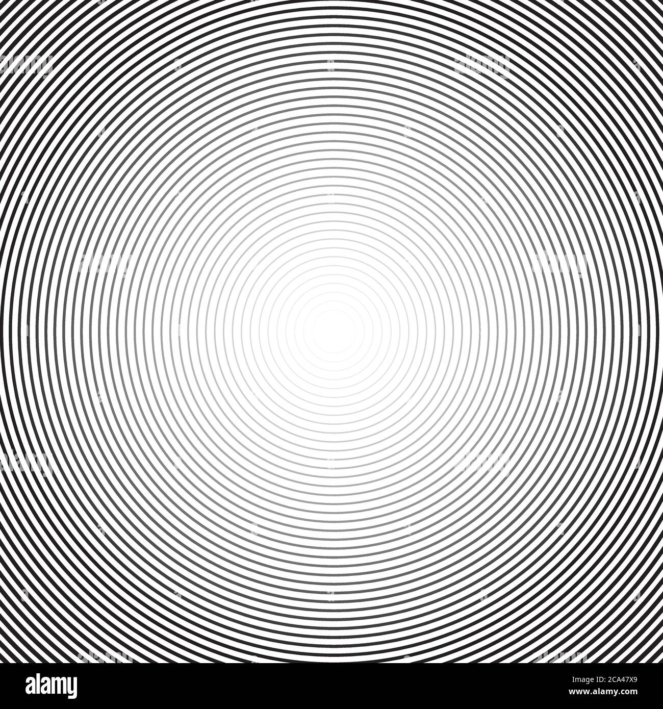 Arrière-plan de cercle concentrique. Arrière-plan vectoriel. Demi-teinte circulaire Illustration de Vecteur