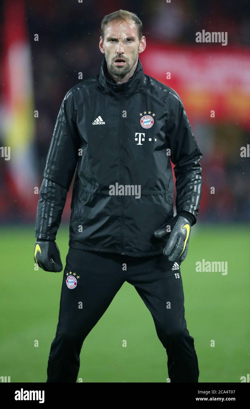 Bayern Munich gardien de but entraîneur Tom Starke Banque D'Images