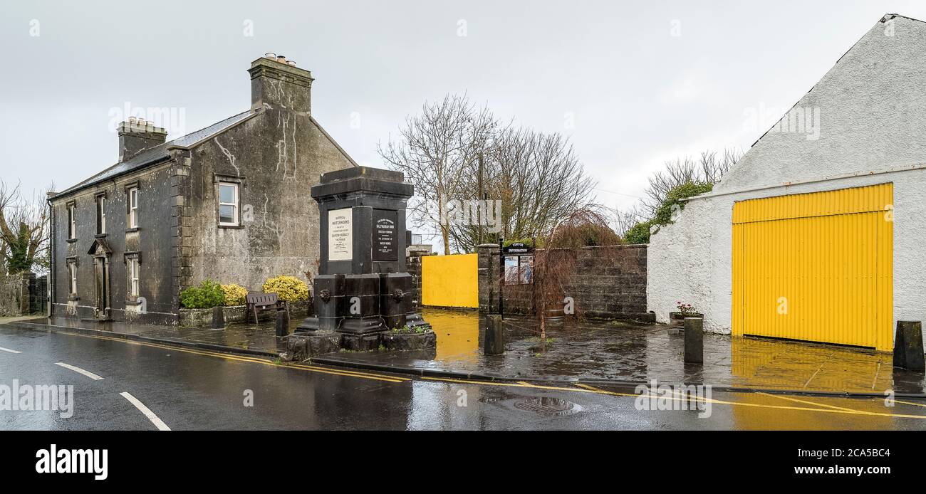 Village, Burren, Comté de Clare, Irlande Banque D'Images