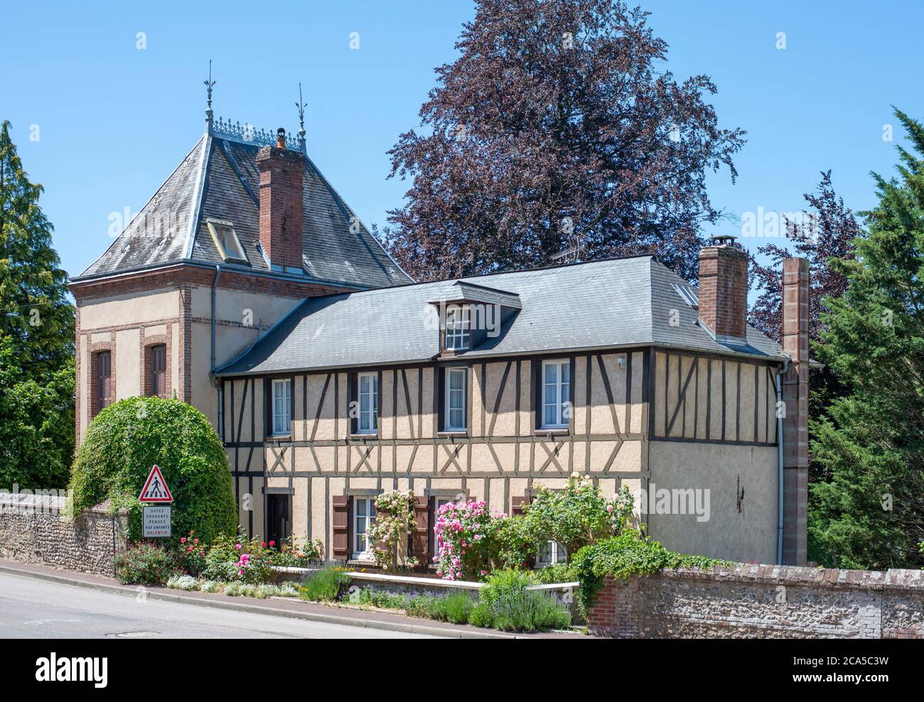 France, Eure, Lyon la Foret, les plus Beaux villages de France (les plus beaux villages de France) Banque D'Images