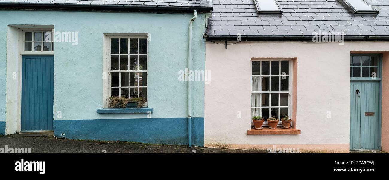 Village, Connemara, comté de Galway, Irlande Banque D'Images