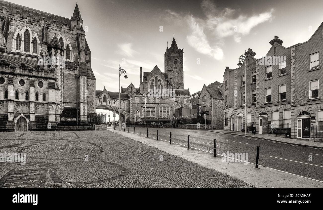 Christ Church Cathedral, Dublin, Irlande Banque D'Images